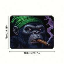 1 tấm lót cốp xe in hình khỉ - Tấm lót cốp xe chống trượt bền bỉ, phù hợp với mọi dòng xe, dễ vệ sinh, chống trầy xước, móp méo và chống tràn chất lỏng. - Thảm lót cốp xe - Xem 3