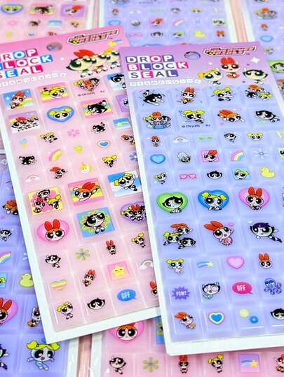 3D Crystal Shaking Stickers, Cute Cartoon DIY Stickers, Creative Decorative Stickers Suitable For Party Atmosphere, Perfect For Party Decoration, Room Decoration, Valentine's Day And Christmas Gifts, Cute Aesthetics, Home Decor