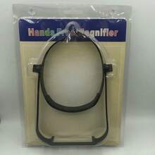 1 chiếc kính lúp đeo đầu rảnh tay với 4 thấu kính, độ phóng đại 1.6x 2.0x 2.5x 3.5x, thích hợp cho đọc sách, làm tranh đính đá, thêu thùa, sửa chữa đồ trang sức. - Nhiều màu - Xem 7