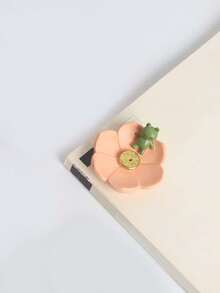 1pc Floral & Animal Shaped Cute Incense Burner, Zen Desktop Tea Pet Decor - Flower Style - View 10