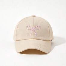 1/3件装 Y2K风格蝴蝶结刺绣女式棒球帽，可调节防晒休闲帽，适合春秋季旅行、海滩派对 - 蝴蝶結 - 查看 8