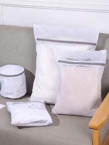 6/3/1 pezzo Sacchetti per il bucato in rete per capi delicati, sacchetti per il lavaggio anti-deformazione con cerniera antiruggine per reggiseni, biancheria intima, lingerie, vestiti & scarpe, rete di protezione per lavatrice riutilizzabile e resistente, organizer da viaggio anti-aggrovigliamento e resistente agli strappi per la casa - Multicolore - Visualizzare 7