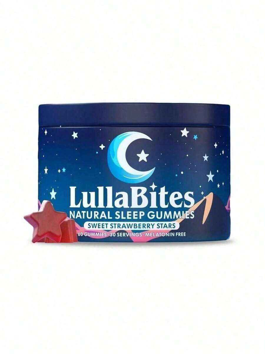 Natural Sle'ep Lullabies - Sweet Strawberry Stars Flavor - 30 Caps - Cup. - 1 - View 1