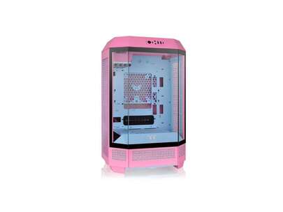 Tower 300 Bubble Pink Micro-ATX Case; 2x140mm CT Fan Included; Support Up To 420mm Radiator; Horizontal Display Capable With Optional Chassis Stand Kit/Optional LCD Kit; CA-1Y4-00SAWN-00