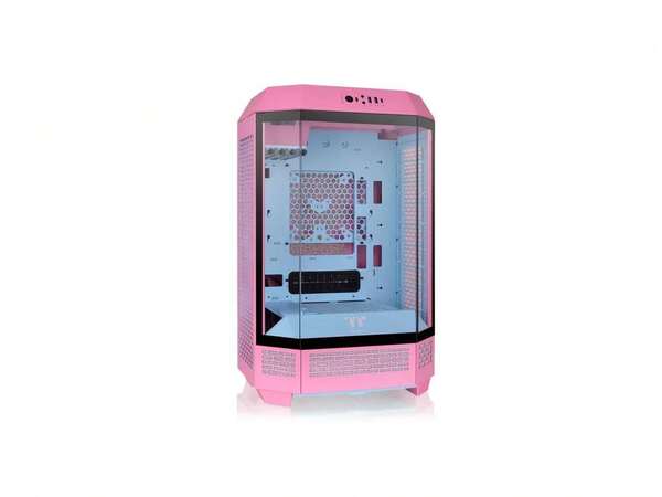 Tower 300 Bubble Pink Micro-ATX Case; 2x140mm CT Fan Included; Support Up To 420mm Radiator; Horizontal Display Capable With Optional Chassis Stand Kit/Optional LCD Kit; CA-1Y4-00SAWN-00
