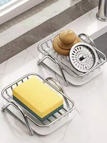 1 khay đựng xà phòng gia dụng có khay hứng nước - Dụng cụ sắp xếp đồ dùng nhà tắm và vệ sinh nhà bếp - Thiết kế hình chữ nhật hiện đại - Thích hợp cho phòng tắm, nhà vệ sinh và phòng tắm gia đình. - nhiều màu - Xem 8