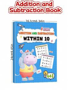 加减法心算练习册，数字1-100，数学记忆技巧，万圣节、复活节教育礼物 - 彩色 - 查看 8