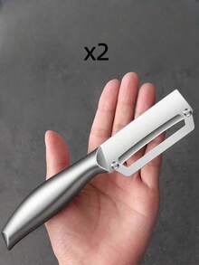 Multi-Functional Stainless Steel Peeler, Easily Peel Fruits, Winter Melon, Sugarcane, Pumpkin Without Effort - Multicolor - View 8