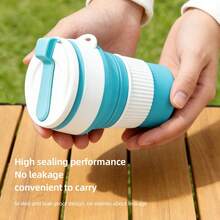 Foldable Pet Water Bowl, Silicone Portable Cat Dog Drinking Cup Outdoor Water Bottle - Multicolor - View 5
