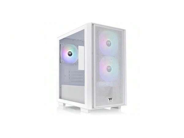 Thermaltake Versa H16 TG ARGB Snow Micro Tower Chassis CA-1Y8-00S6WN-01