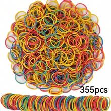 155/355/555根直径25毫米的橡皮筋，高弹性耐用橡胶，适用于家庭、办公室、学校等场所。 - 黃色 - 查看 7