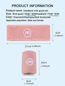 1 pieza Diadema elástica, ligera y transpirable antideslizante para baloncesto, correr, fútbol, yoga - Multicolor - Ver 3