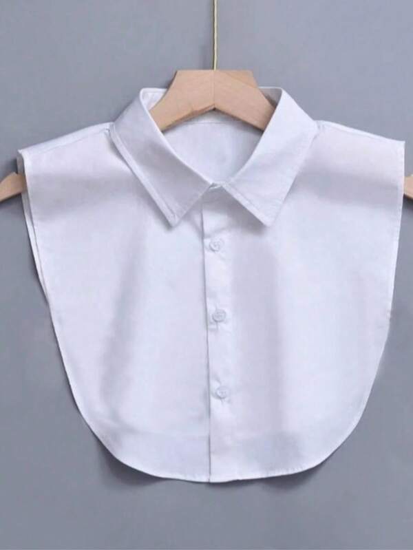 1pc Solid Color Collar, Elegant Casual Versatile Spring/Summer New Detachable Collar