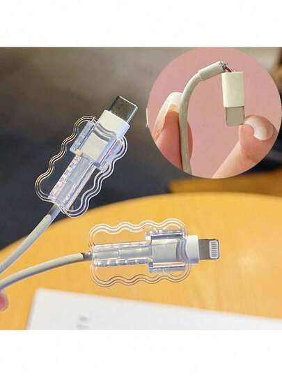 5pcs/10pcs ABS Resin Cable Sleeves: Protect Your Cables From Damage And Detachment.