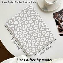 亚克力水晶彩绘平板电脑保护套，带支架，豹纹等多种图案可选，兼容三星 A9/A9+/S9/S9FE/A11/A11+/S11/S10 FE/S10 FE+/S10 Lite、A16 2025、Air 11/13、M3 2025、Mini 7 A17、Pro 2024、Air 11/13、M2 2024、Pro 11/13、M4 2024、Pro 12.9、7/8/9 代、10.2、10 代、10.9、Air 4/5/6/7/8、10.9、Pro 11、4/5/6 代、Mini 6、SE 11、荣耀、Matepad SE 11 等机型。 - 彩色 - 查看 2