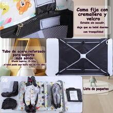 Cuna Corral Plegable Bebé Con Y Mosquitero Y Cambiador, Corral para Bebe Baratos, Corralitos Multifunción,Corral de juegos, Plegable Y Portátil,Cama De Viaje Y Corral De Juegos Exterior,Color Negro - negro - Ver 8