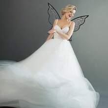 Adult Party Butterfly WingsPerformance Props, Holiday ShowFairy Wings, New Fabric Design - Green - View 4