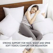 1/2/4pcs Soft Fluffy Pillow Inserts For Home Decor Bedroom Living Room Sofa Throw Pillows Fall Autumn Room Decor Indoor Decorative Filling - White - View 4