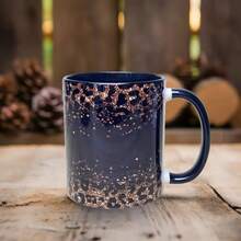 1 chiếc cốc cà phê/ly gốm in hình động vật, dung tích: Xấp xỉ 11 oz, cốc nước đa năng, họa tiết da báo, họa tiết da rắn, món quà lý tưởng cho Giáng sinh, Ngày lễ Thánh Patrick, Lễ Phục sinh, Ngày lễ tình nhân, Ngày của cha và Ngày của mẹ khi trở lại trường - Đen và trắng - Xem 39