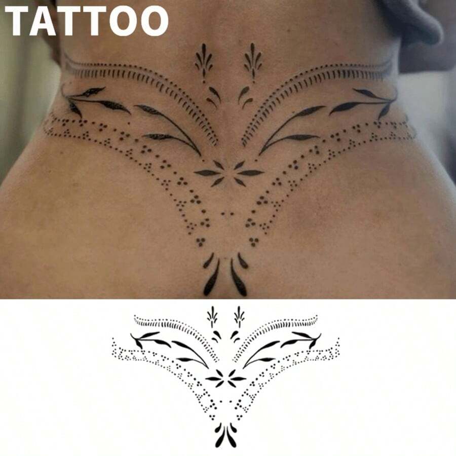 وشوم مؤقتة، ملصقات وشوم مقاومة للماء وطويلة الأمد، وشوم مزيفة غير عاكسة، إكسسوارات لفن الجسم في المهرجانات، ديكور الظهر والبطن، تصاميم بسيطة