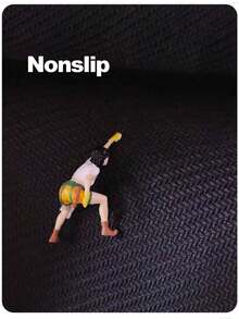 1pc Washable Non-Slip Beige Simple Kitchen Mat, Italian Minimalist Style Square Grid Striped Silica Gel Non-Slip Carpet, Quick Absorbency, Easy Cleaning, Suitable For Kitchen, Dining Room, Bathroom, Laundry Room And Entrance - Beige - View 9