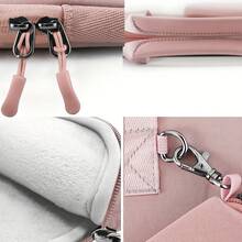 1pc 13-13.5 Inch Laptop Sleeve, Made Of Elastic Neoprene Material, With Handle And Small Storage Pocket, Provides Full Protection - View 6