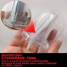 DIY塑料雪球相框，可搭配各种小物件，DIY材料，纸艺装饰品，礼品，手绘相框，节日手工工艺套装，节日创意工作坊，尺寸：6.00厘米 * 5.00厘米 * 5.00厘米 - 彩色 - 查看 7