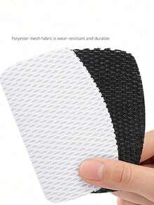 2/4pcs Mesh Sneaker Heel Grips, Self-Adhesive Shoe Heel Protectors, Sports Shoes Heel Care Products,Shoe Rack,Storage Saver,Outdoor,Garden,Travel Essential,Portable,Beach Essential,Graduation Season,Commencement,Graduation Ceremony,Graduation Gift,Graduation Present,Graduation Gift,Graduation Present,Congrats Grad,Congratulations Graduate,Valedictorian,Finish School,Graduation Party - Rectangle - View 3