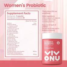 Women's Probiotic Capsules 2-Pack – Multi-Strain Supplement With Cranberry, Daily Use, 120 Veg Capsules - 160G - View 4