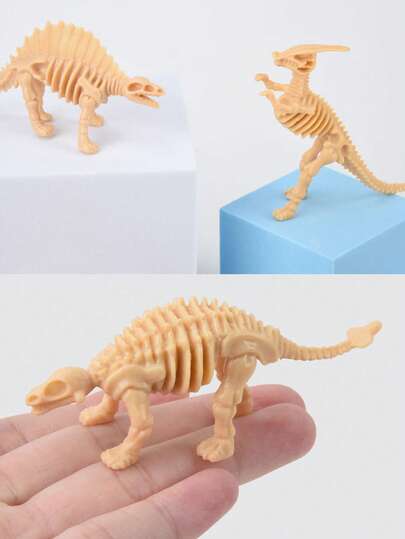 恐龙骨架模型，侏罗纪恐龙，桌面摆件，家居迷你装饰品，工艺装饰品，创意装饰品，迷你模型，史前生物，简约装饰品，收藏级迷你装饰品，时尚装饰品，发光装饰品，拼图模型，科普模型