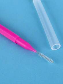 10/20支/套迷你一次性眉刷，灵活微型睫毛膏刷，化妆工具，眉刷，眼影刷，化妆刷，美妆小眉刷 - 彩色 - 查看 4