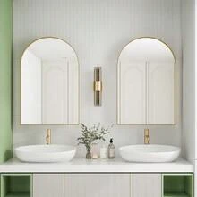 Bathroom Vanities & Medicine Cabinets - Gold - View 6
