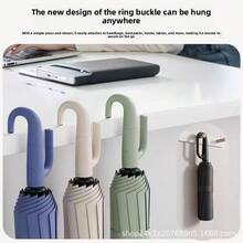 Ô dù tự động gập xuôi/ngược, ô dù chống nắng cao cấp dành cho nam, ô dù che nắng, ô dù quảng cáo, ô dù bán sỉ - màu đen - Xem 8