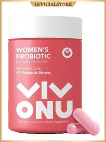 Probióticos para mujeres (60 cápsulas/1 paquete) - 1 botella - Ver 8