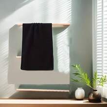 5/2/1pcs Black Hair Drying Towels, Super Soft Microfiber Salon Towels, Bulk Haircare Towels Suitable For Gym, Bathroom, Spa, And Home Beauty Care - Black - View 5