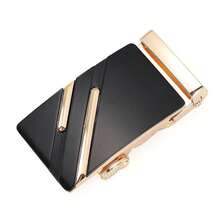 Thắt lưng da nam cao cấp, khóa tự động, khóa hợp kim, phù hợp cho cả công sở và thường ngày, kiểu dáng mới và đa năng. - Ruy băng hai màu - Xem 6