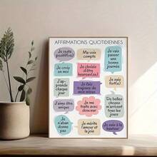 Pink Positive Affirmation Poster, Suitable For Office, Quiet Corner Or Relaxation Room - J - View 11