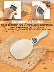 【热销】电子量勺，克秤，厨房电子勺秤，面粉勺，食品量勺，咖啡秤，牛奶秤，咖啡豆称重秤，烘焙蛋糕秤，可称量固体、液体和粉末，加大高精度手柄厨房秤 - 彩色 - 查看 1