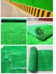 2.5厘米厚,无粘性人造塑料草坪,适用于庭院和屋顶装饰,塑料材质,高度2.0厘米,人造草坪地毯,仿真草坪,宠物草坪垫,室内外家居装饰,常绿人造草坪 - 綠色 - 查看 11