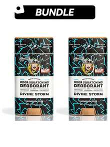 Dr. Squatch [2 Gói] Lăn khử mùi tự nhiên dành cho nam (Phiên bản giới hạn) Bricc Of The Dead 2.65oz/75g*2 - nhiều mùi hương - Xem 1