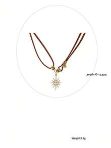 Women's Retro Layered Necklace, Sweet & Spicy Multi-Layer Chain Accessories - Multicolor - View 4