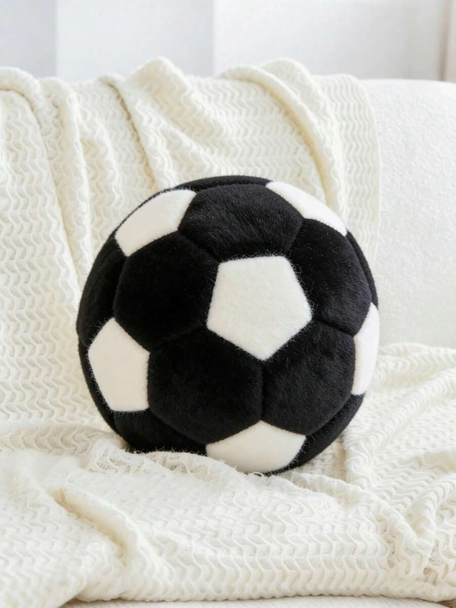 1pc 2026 World Cup Football Throw Pillow, World Cup Sofa Cushion, Football Basketball Round Plush Soft Pillow, Bedroom Decor, Room Decor, Party Gift, Outdoor Pillows, Garden Cushions, Summervibes