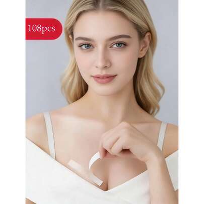 108/72/36/5pcs,Anti-Slip Sticker Chest Neckline Invisible Skirt Women's Anti-Leak Sticker Clothes Stick Low Collar Strap Anti-Slip