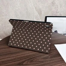 1 Ốp lưng dạng sách lật đa góc in chấm bi nâu và hồng, có ngăn đựng bút, tương thích với iPad Pro (M5)/ Air (M3)/ 11"(A16)/ 10.9/10.2/ Air thế hệ thứ 5/Pro11/10/9.7/Air 2/ (thế hệ thứ 7)/ (thế hệ thứ 8)/ Air 4/5/ Pro 11/ Thế hệ thứ 10 10.9 inch 2022 Smart Case/ Air 13(M3 2025)/ Air 11(M3 2025)/ Air 11(M3 2025)/ 11(A16 2025)/Galaxy Tab S10+/S9/A9, chức năng tự động ngủ/thức, tương thích với 6/6pro/7/7pro - Nhiều màu - Xem 9