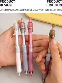 1pc/4pcs Rotating Gel Pen, Featuring Smooth Precision Bearings And Comfortable Grip, Writes Smoothly, Suitable For Office, Study, Rewards, School Supplies And Writing, Easter Gift, Ballpoint Pen, Gel Pen, Signing Pen - Rotating Gel Pen - View 7