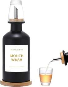 BONLONG 2 Oz Lead-Free Glass Mouthwash Cup, Set Of 3 - Trắng - Xem 2