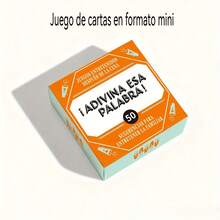 "Adivina Esta Palabra" là một trò chơi bài mini phổ biến ở Tây Ban Nha, gồm 50 lá bài. Đây là lựa chọn lý tưởng cho những buổi tụ họp gia đình và bạn bè, cũng như là một món quà tuyệt vời cho các dịp lễ. Trò chơi bài này chắc chắn sẽ mang lại nhiều niềm vui và có giá trị tuyệt vời! - Màu vàng - Xem 2