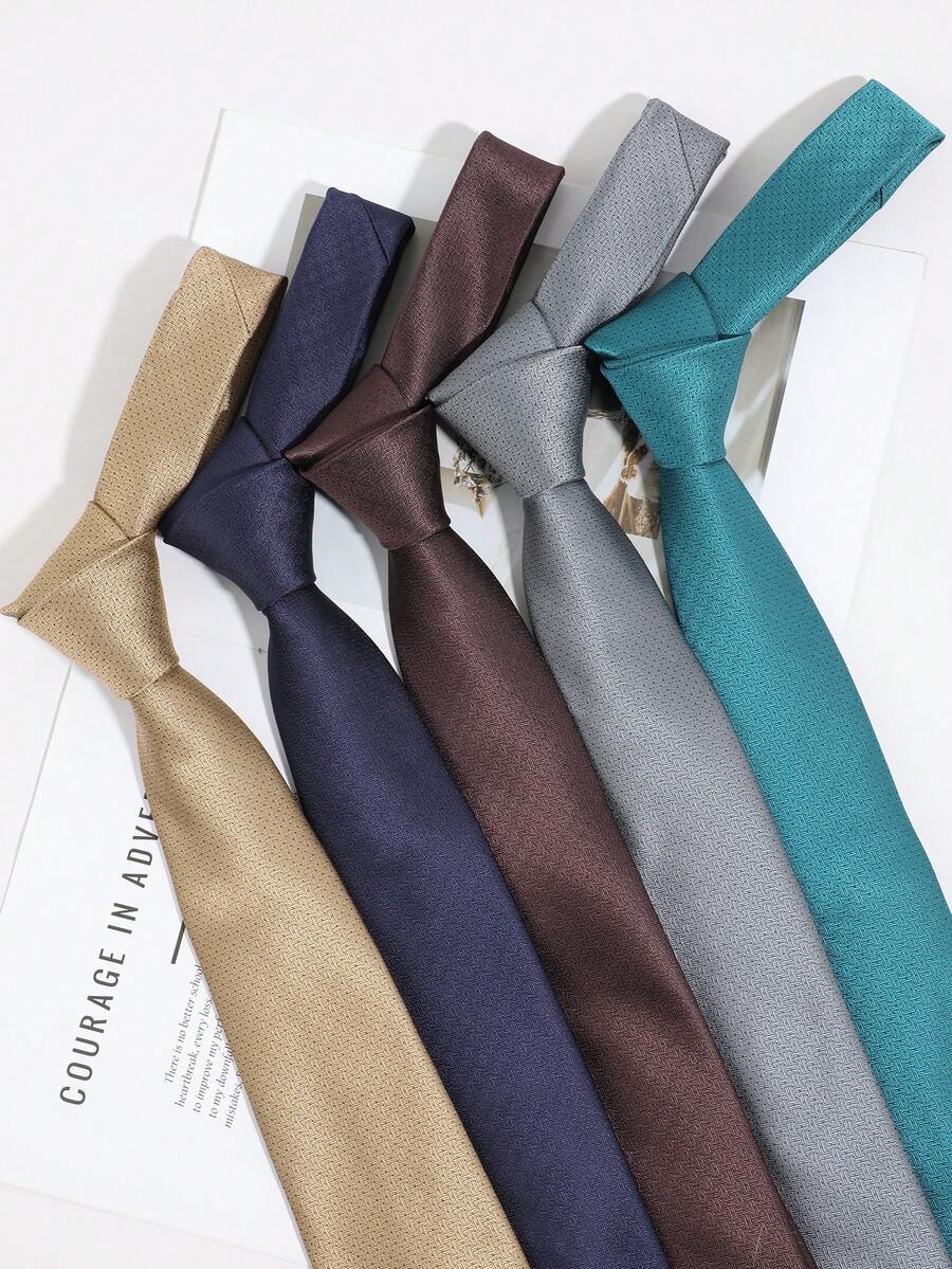1pc Men's Fashion Patterned Handmade Necktie, Suitable For Business, Workplace, Gathering, Party, Suit, Formal Attire,Accessories,Festival,Graduation Gift,Accsesories - Multicolor - View 1