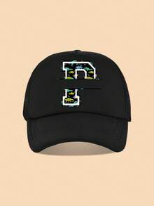 Mũ lưỡi trai lưới trẻ em in hình khủng long hoạt hình và 26 chữ cái, kiểu dáng thời trang, đa năng, thích hợp làm quà tặng, cho bé trai sử dụng hàng ngày, đi du lịch, cắm trại, leo núi. - màu đen - Xem 18