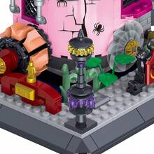 Building Blocks Set Magic Toy Store, Halloween Witch House Construction Blocks Set (With Crane And Spider Details), Collector's Model Building Set 1022PCS - 1 Item - View 5